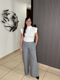 Gray Asymetric Work pants