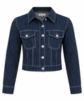 Jean and stripe jacket