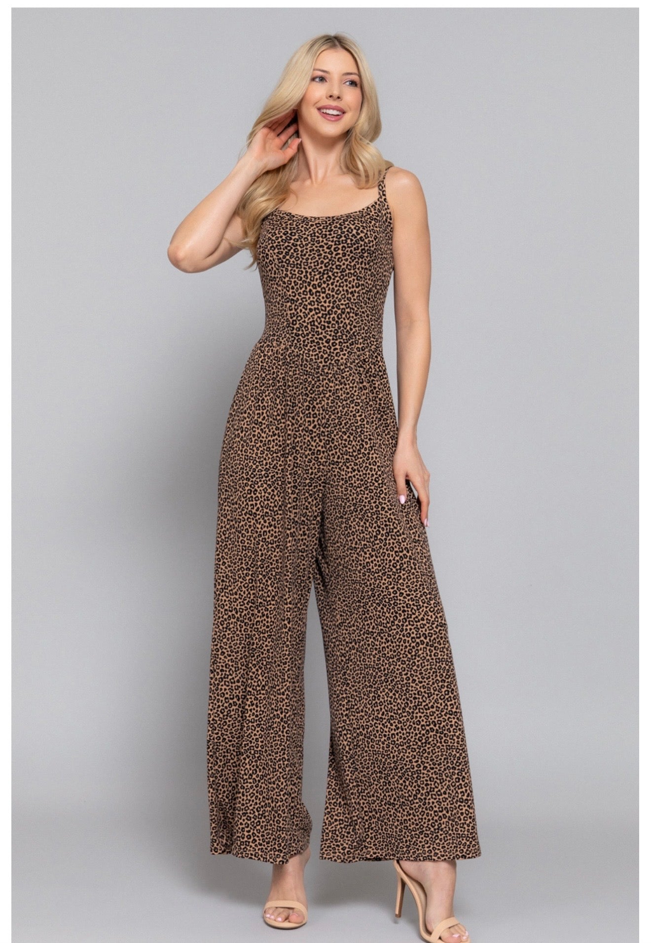 Animal Print Jumpsuit