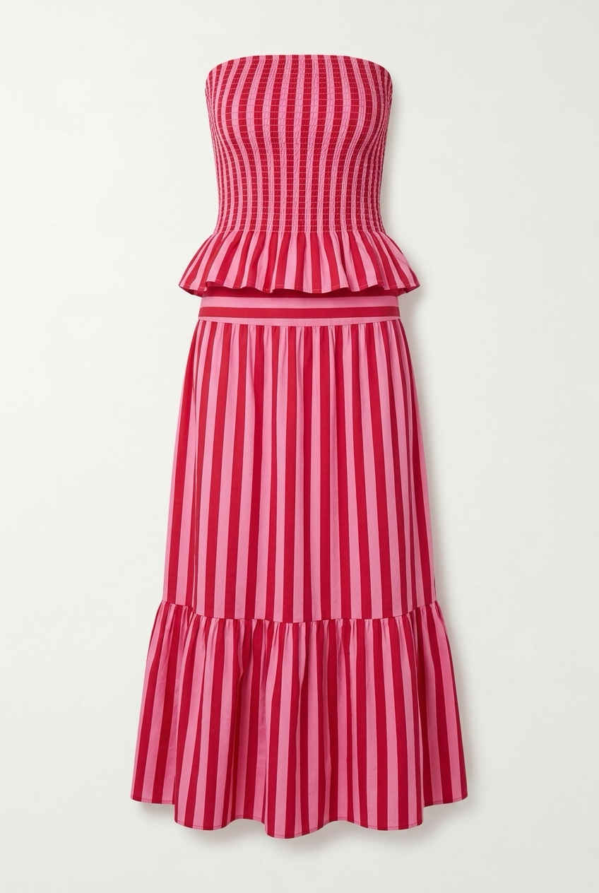 Stripe Pink and wine set