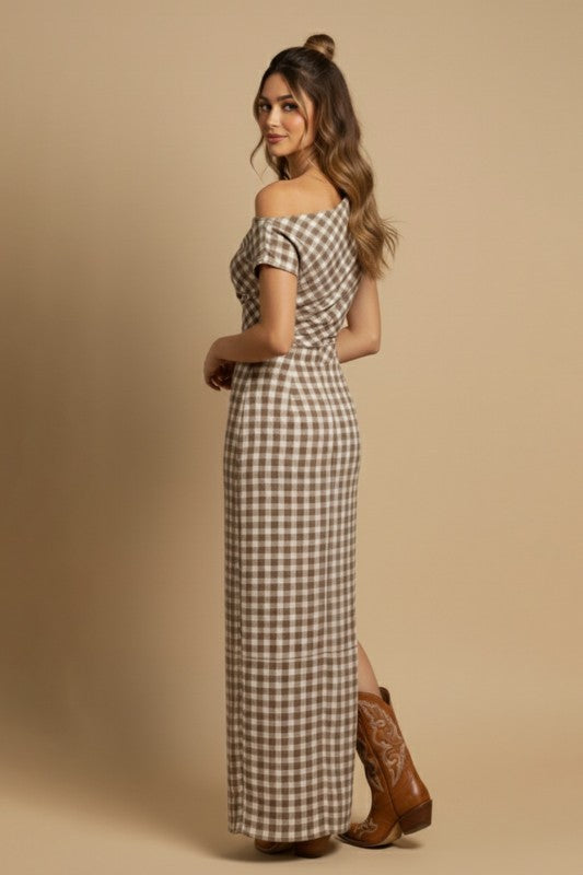 Jazmín Gingham Dress