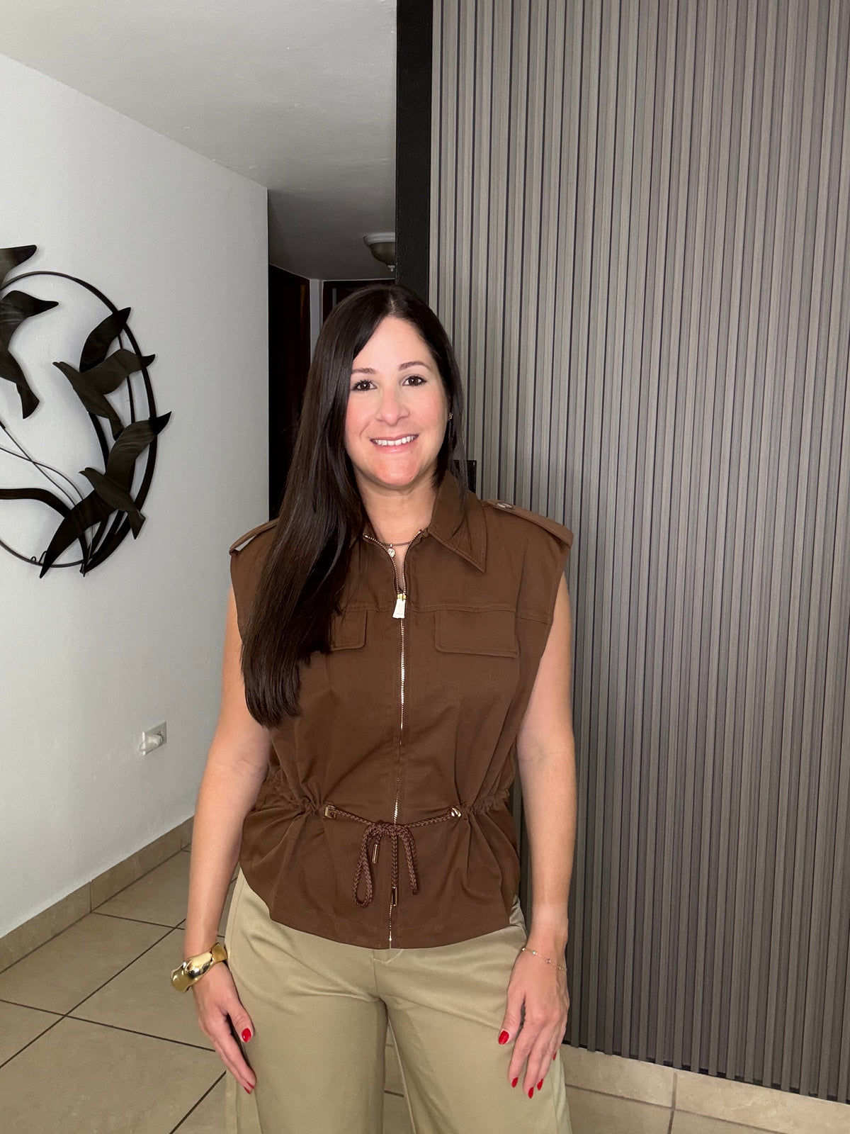 Brown Top/vest