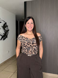 Leopard top