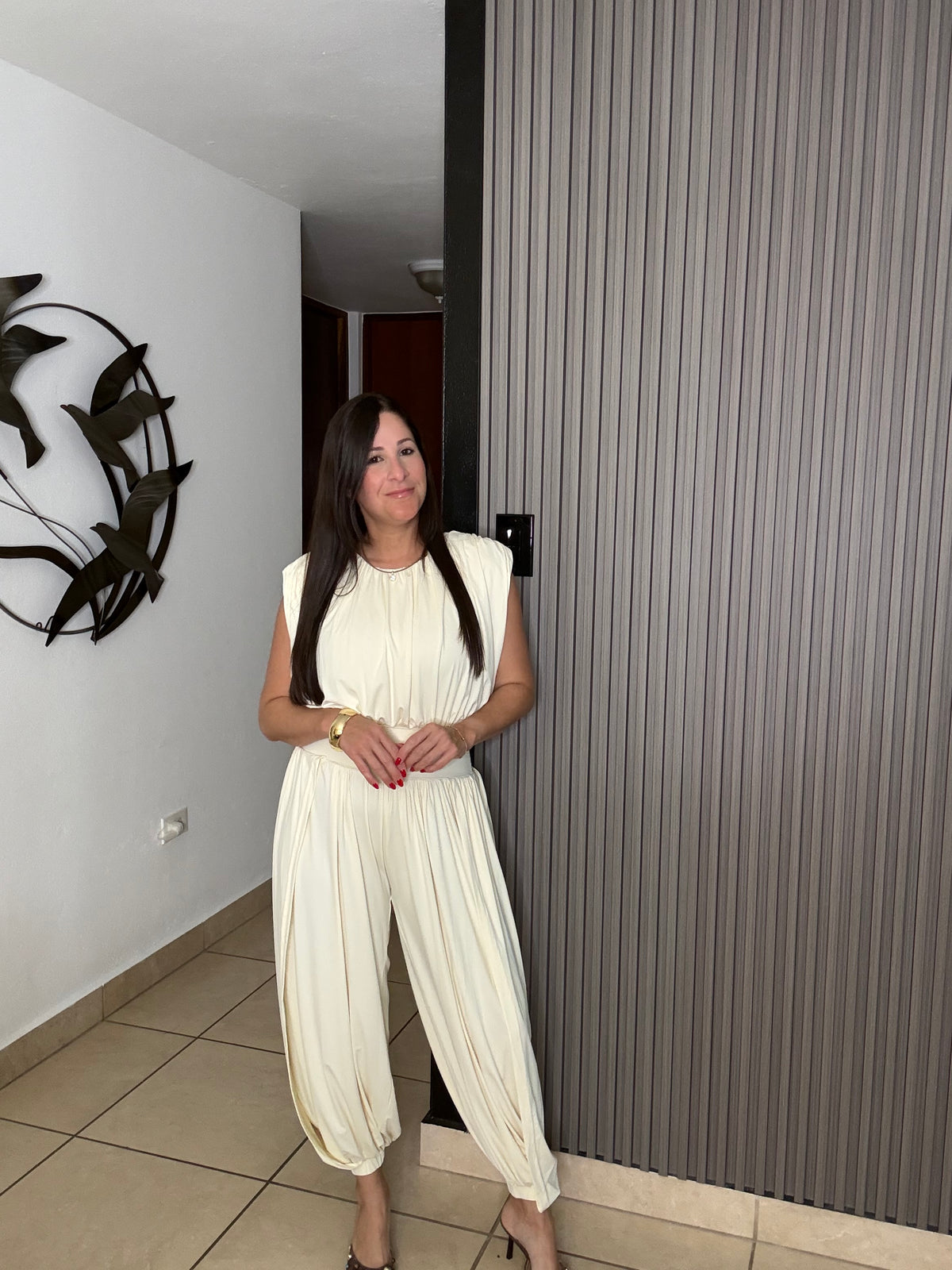 Jazmine beige Jumpsuit