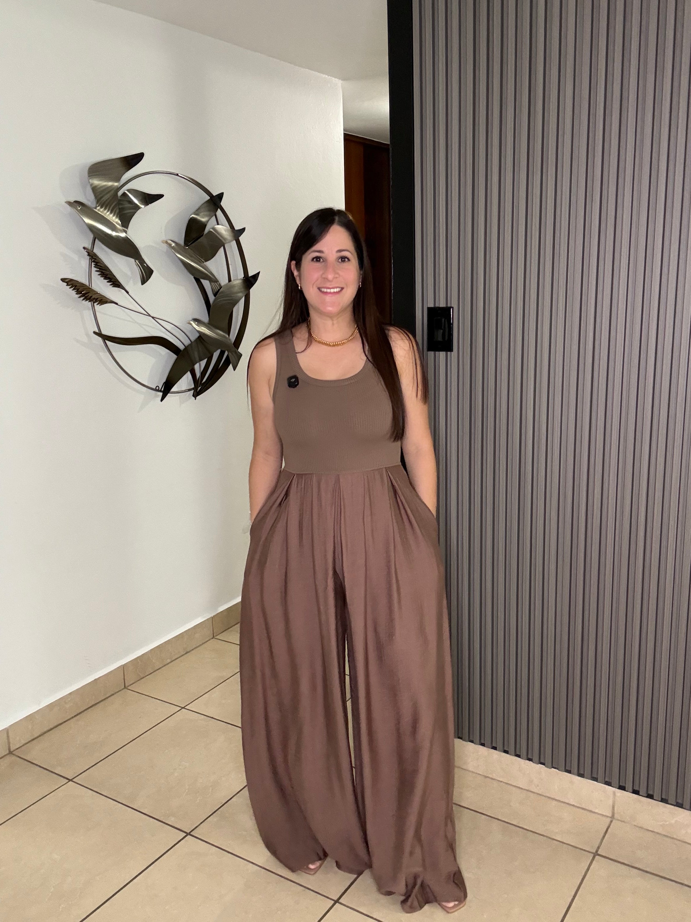 Chocolate Jumpsuit