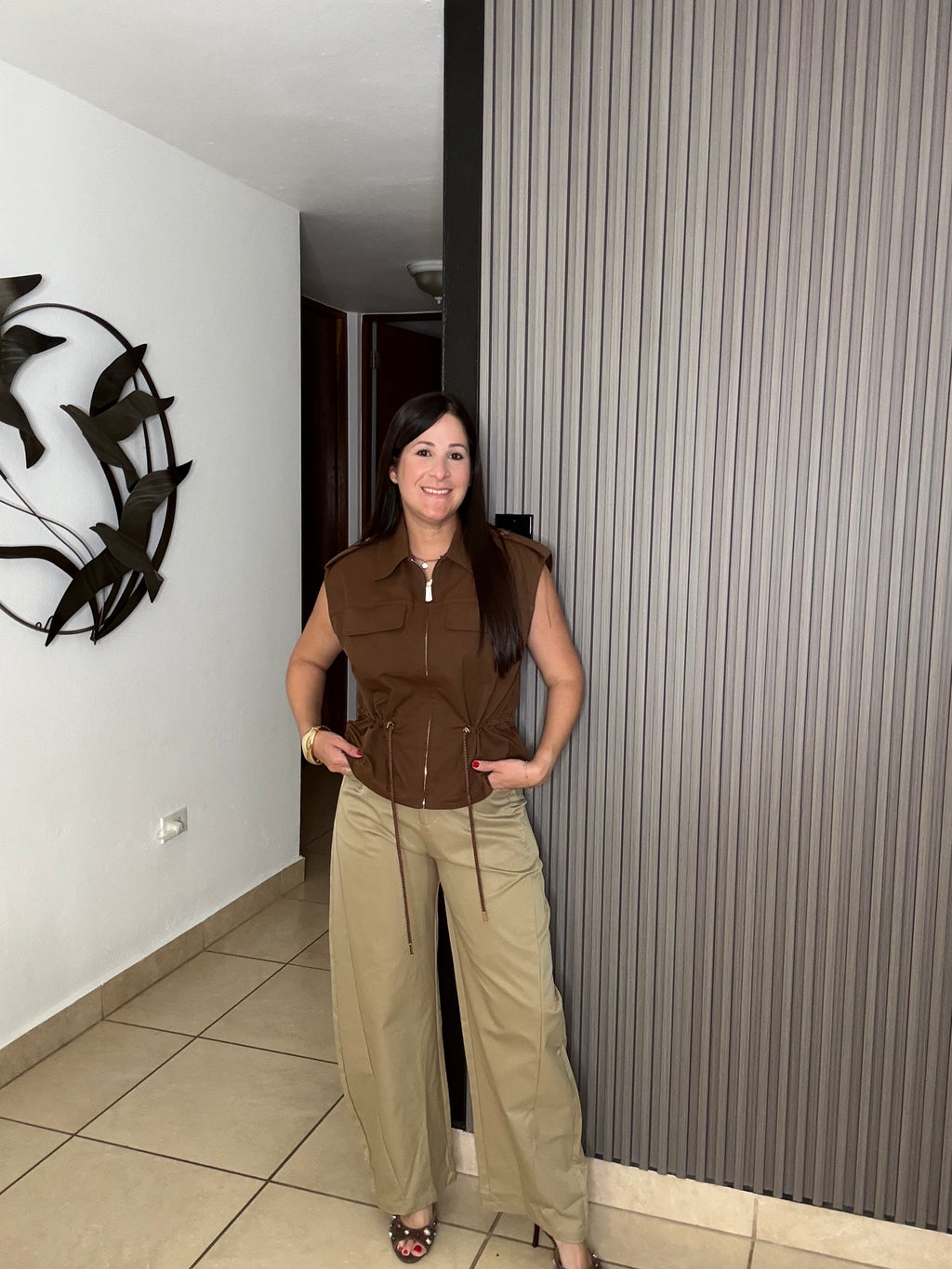 Brown Top/vest
