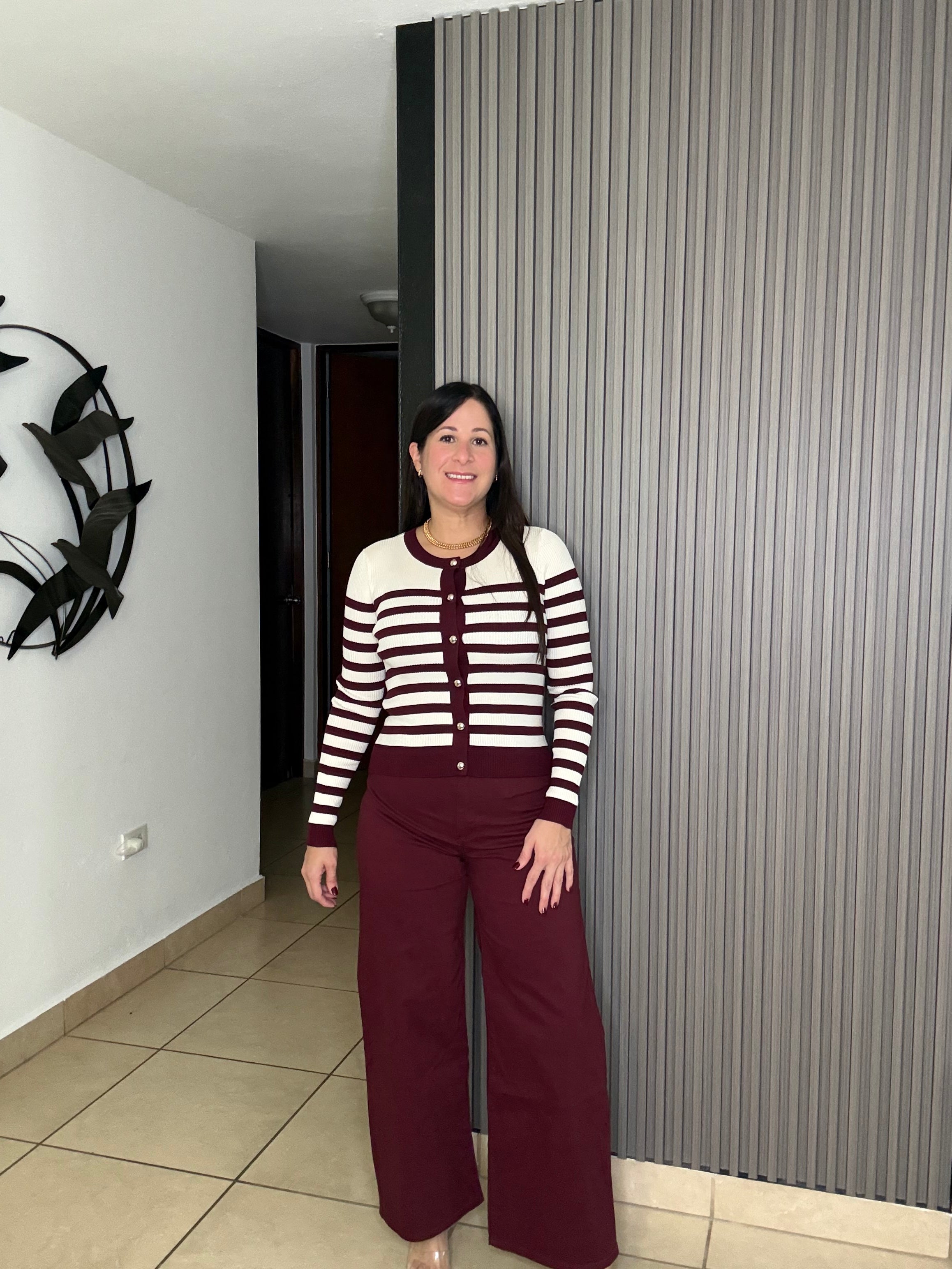 Burgundy Sweater top