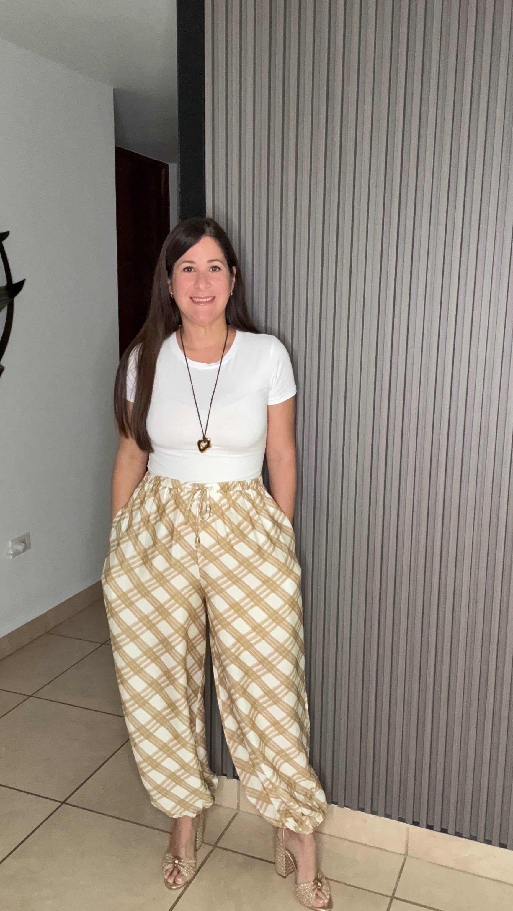 Taupe Bombacho Pant