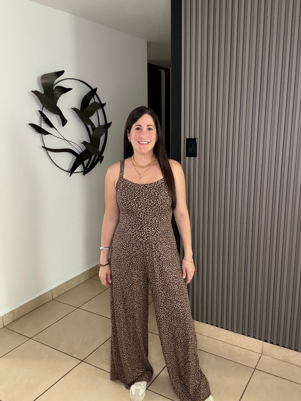 Animal Print Jumpsuit