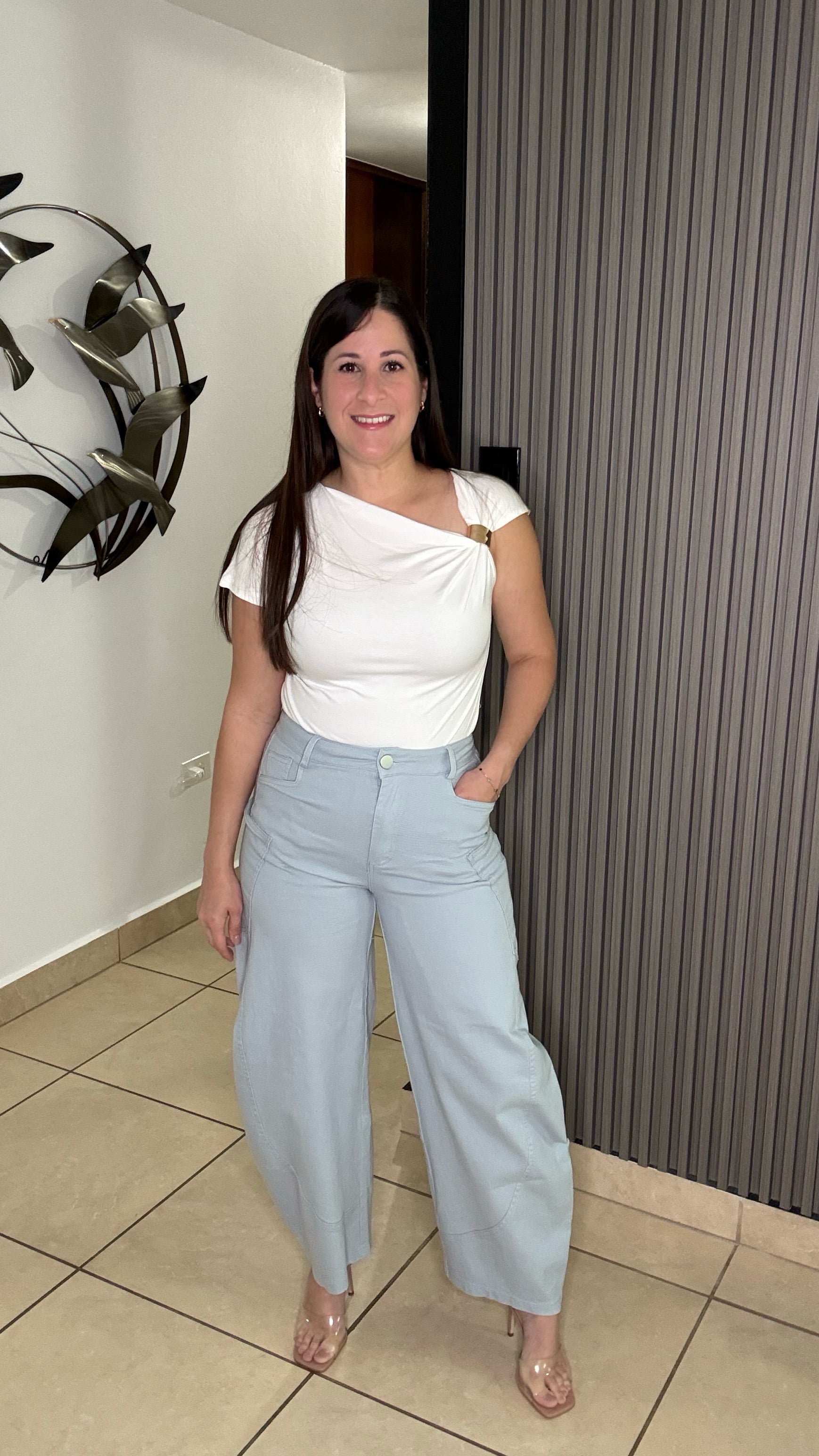 Light Blue Barril Jean