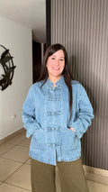 Mandarin Jean oversize top