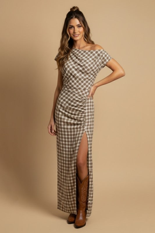 Jazmín Gingham Dress