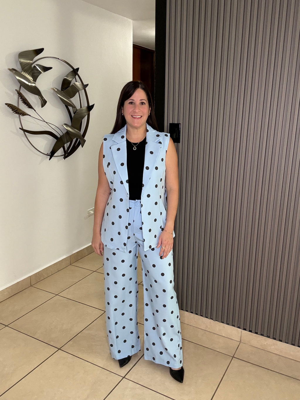 Betza Polka Dot Blue Set