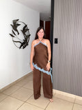 Enidza Choco laced Jumpsuit