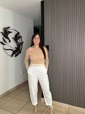 White Italy Barrel jean (One Size)