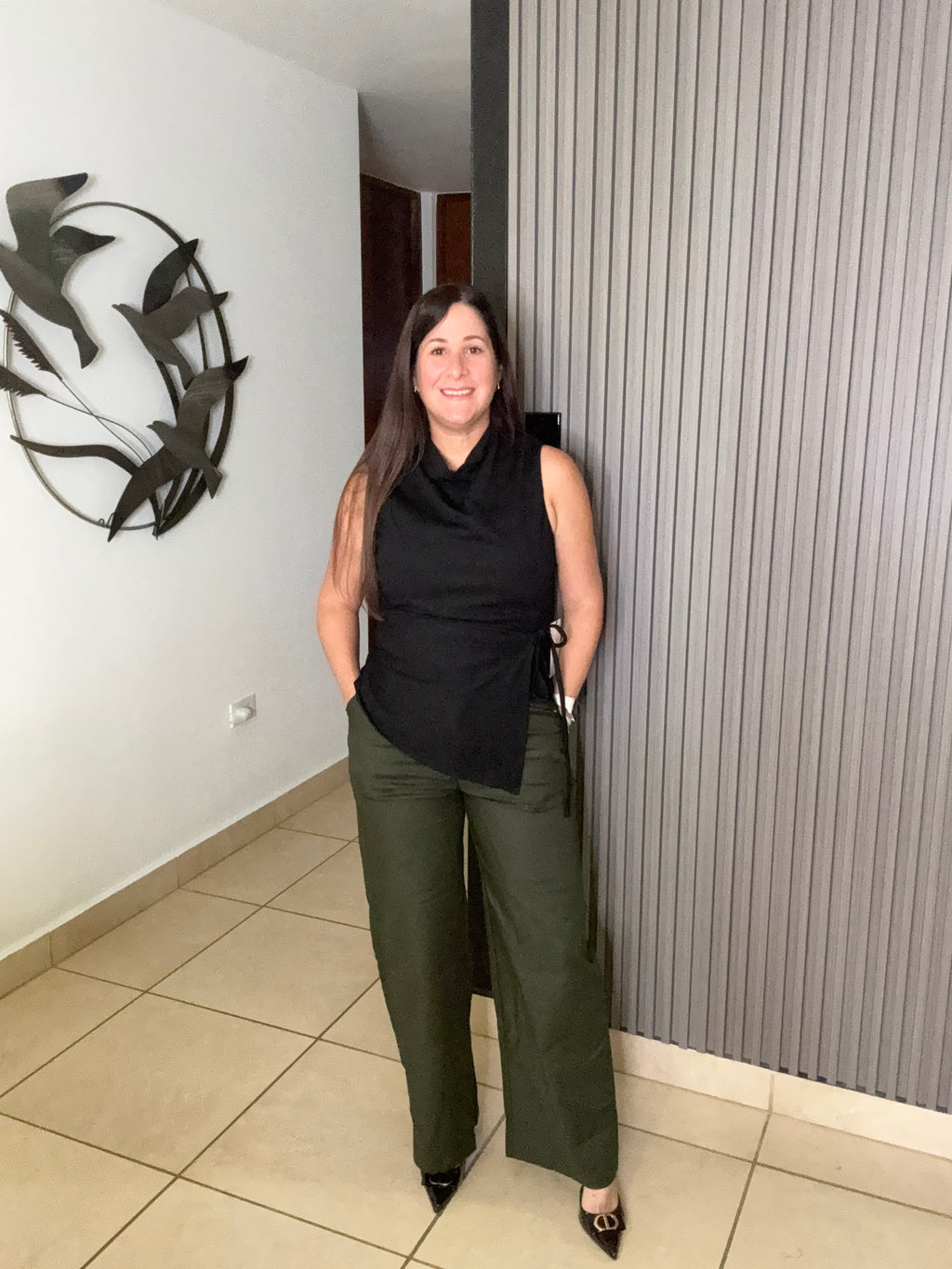 Keila Olive work pant