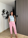 Pink Italy Barrel Jean (One size)