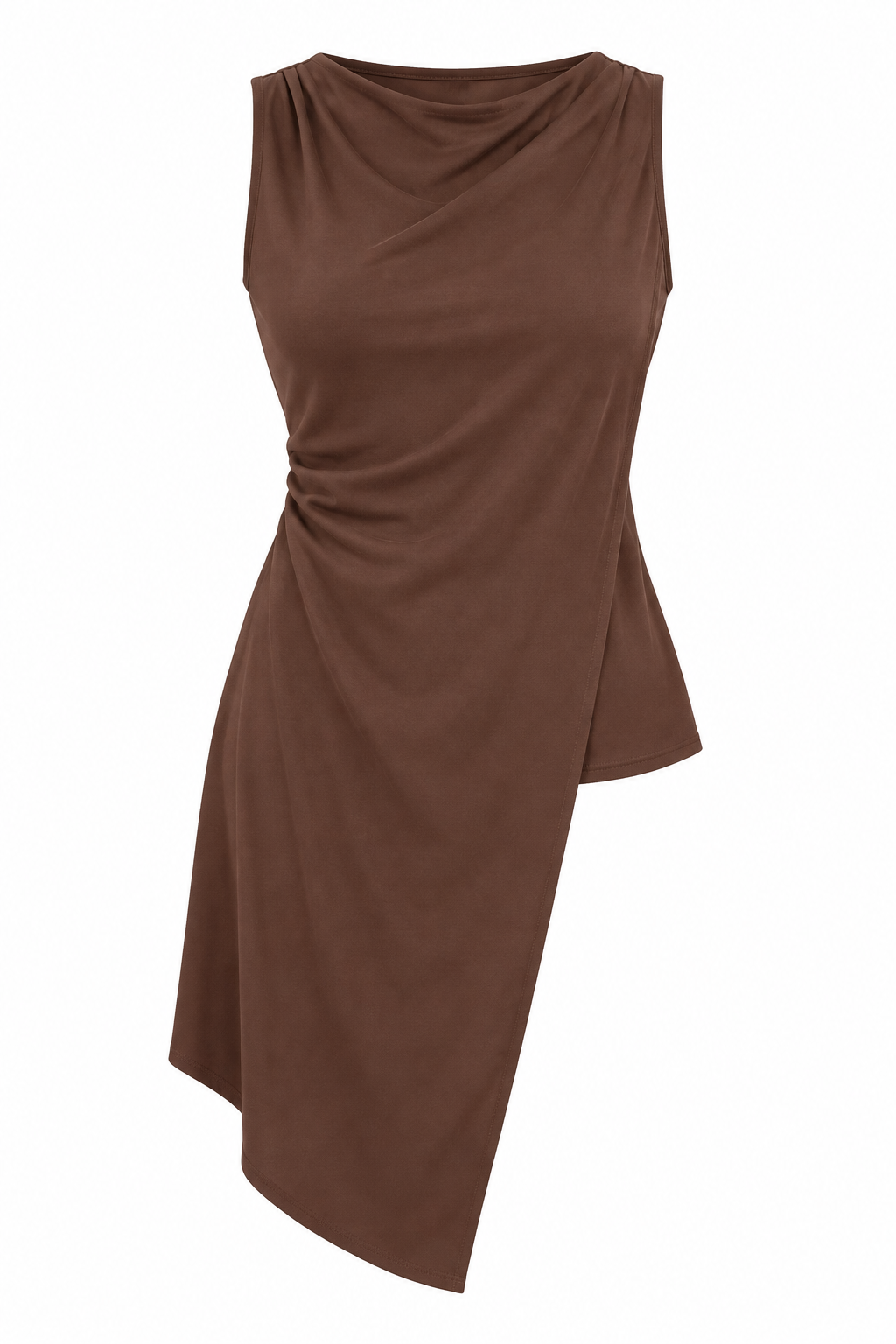 Choco Asymmetric basic long top