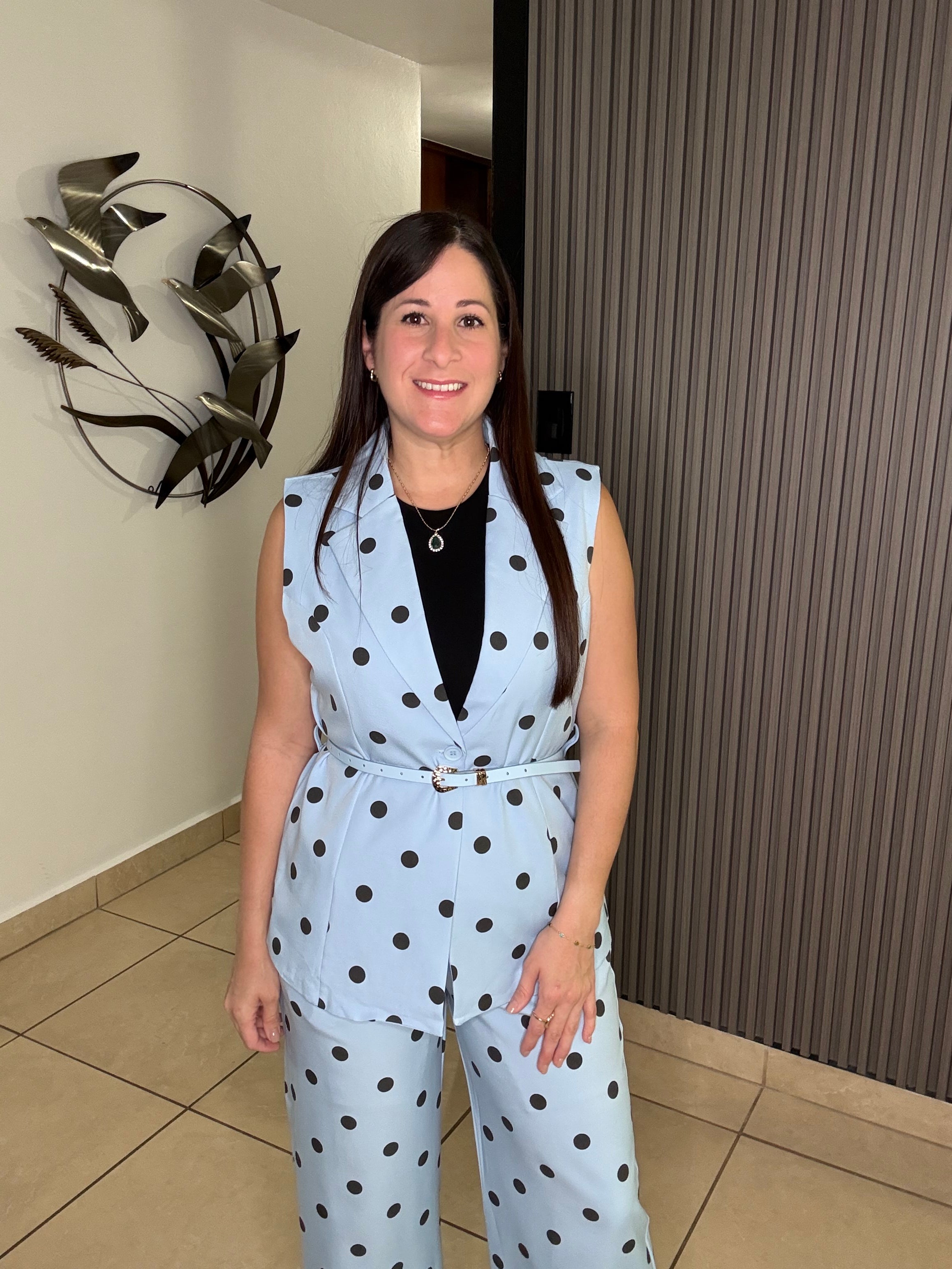 Betza Polka Dot Blue Set