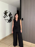 Black Linen set