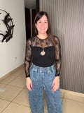 Laced Black top