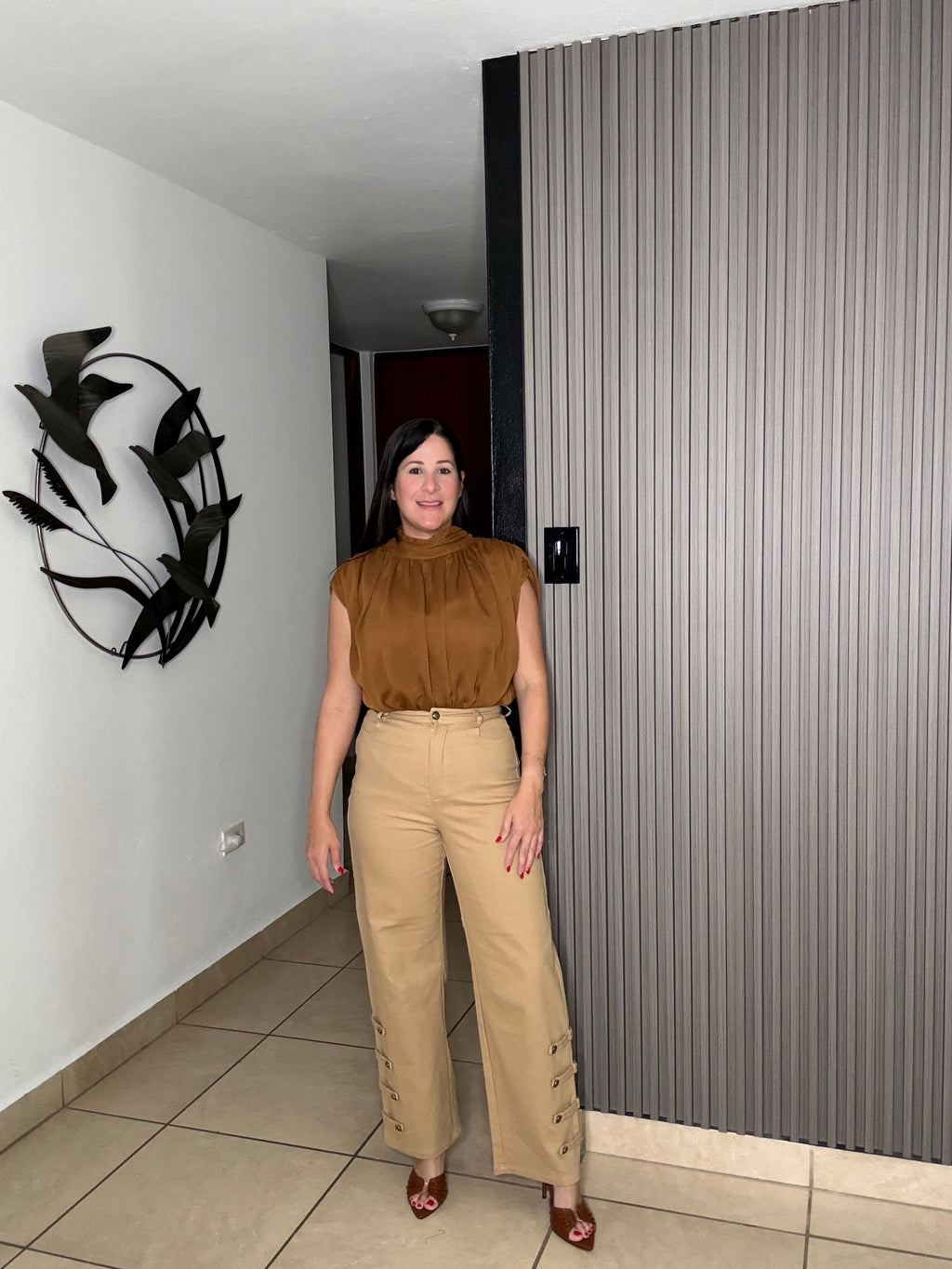 Beige Napo pant