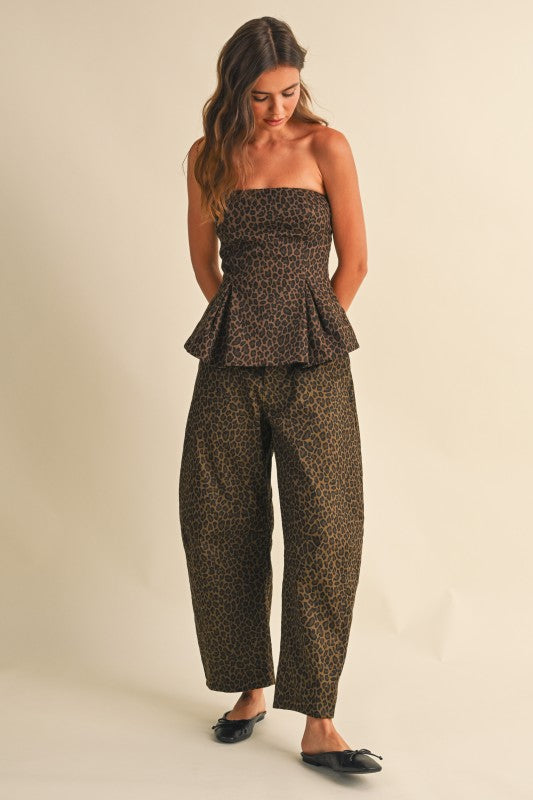 Leopard Barrel set