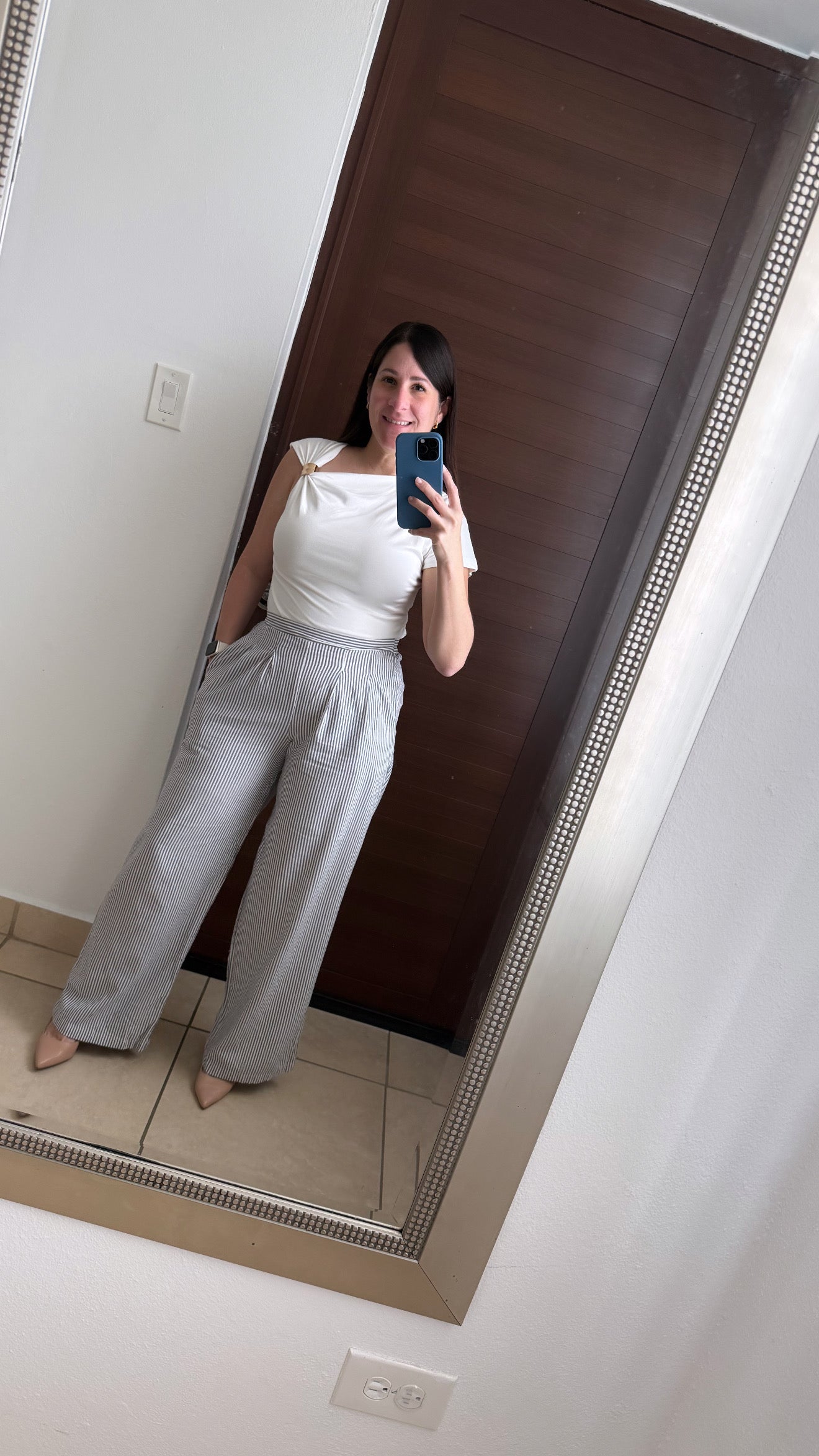 White Gold detail Top