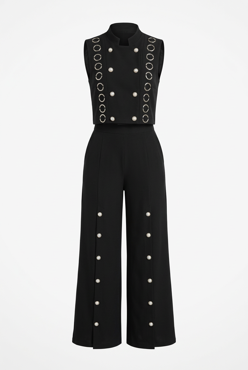 Elegant Pearl black set