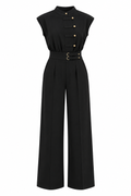 Black Napo Gold Jumpsuit