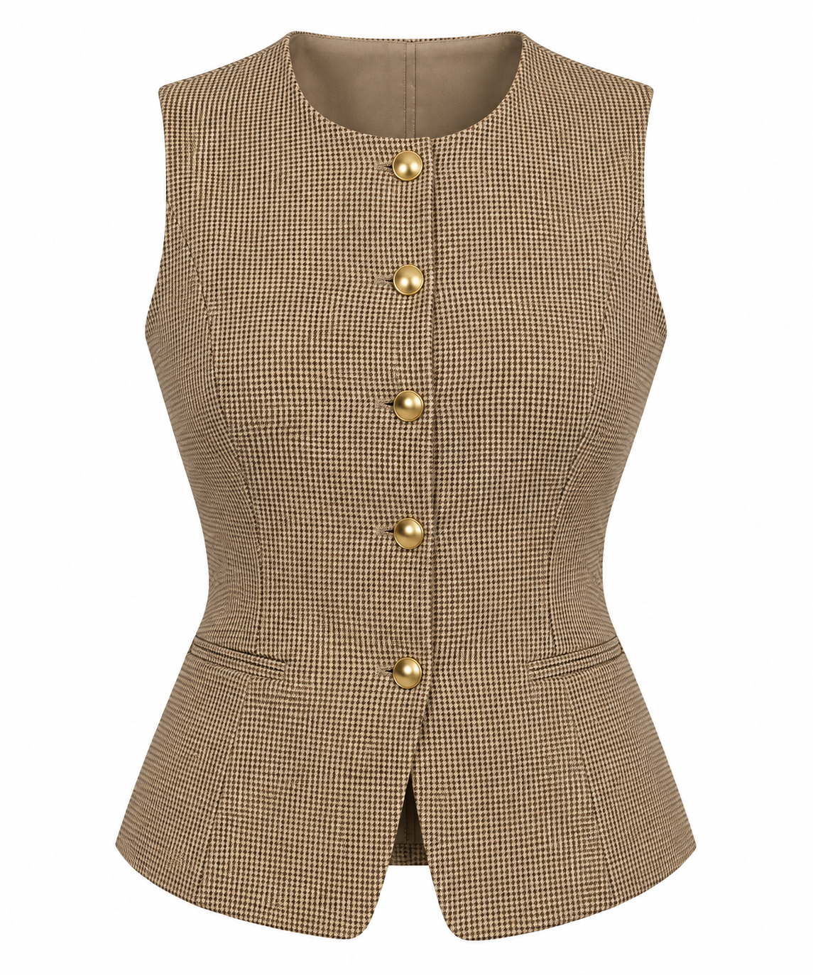 Taupe vest
