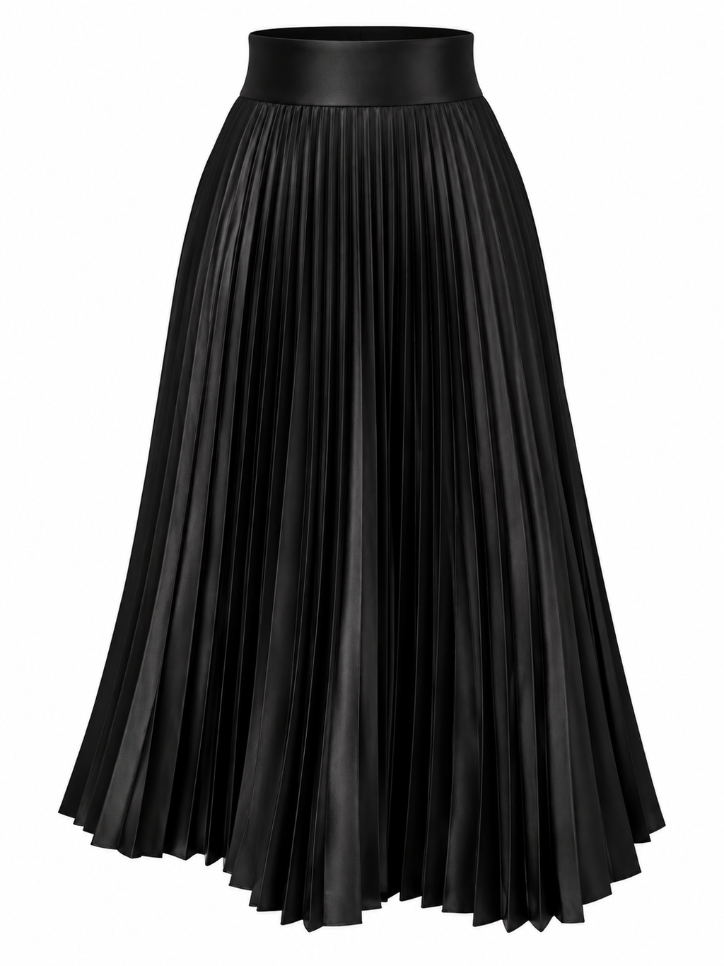 Black Satin skirt