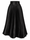 Black Satin skirt
