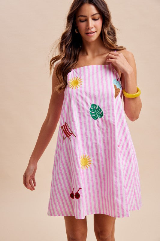 Monstera Summer Dress